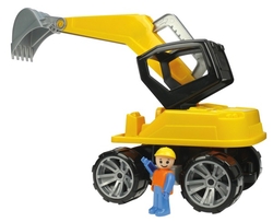 Auto Truxx bagr s figurkou plast 44cm 24m+