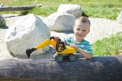 Auto Truxx bagr s figurkou plast 44cm 24m+