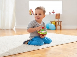 Káča točící Krtek kov/plast 13cm 6ks v boxu 18m+