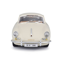 Bburago 1:24 Porsche 356B Coupe (1961) Ivory