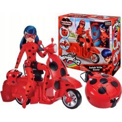 MIRACULOUS SKUTER + Panenka LUCKY CHARM (playset)