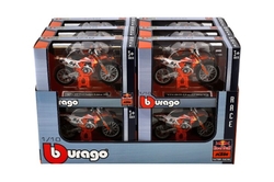 Motorka Bburago KTM 450 SX-F Factory Edition (2018) kov/plast 12cm v krabičce 12ks v boxu