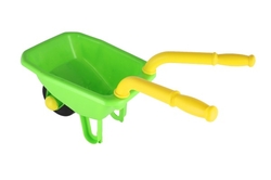 Kolečko trakař plast 66cm 2 barvy 24m+