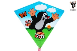Drak létající Krtek na bruslích plast 68x73cm v sáčku 36ks v boxu