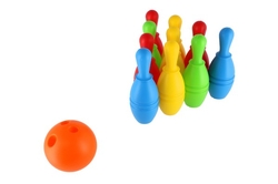 Bowling kuželky plast 21cm 10ks v síťce