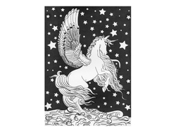 Omalovánky antistresové Jednorožci 3 210x290mm/32s