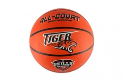 Míč basketbalový nafouknutý 31cm v síťce