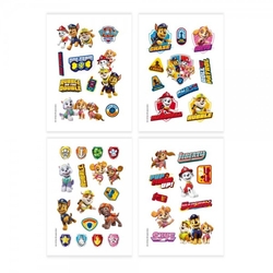 Tetování Tlapková patrola/Paw Patrol 10,5x15cm 4 listy v sáčku
