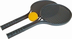 Soft tenis černý + 1 míček