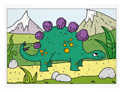 Omalovánky MFP Dino