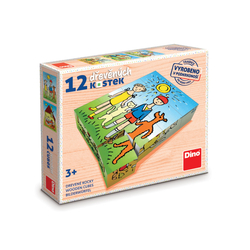 Kubus PEJSEK A KOČIČKA 12 kostek