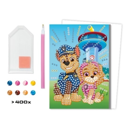 Kreativní set diamantové malování Paw Patrol 18x12,5 cm