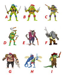 Teenage Mutant Ninja Turtles  Základní akční figurka 11 cm Ast.