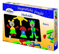 Medvědi magnetické puzzle