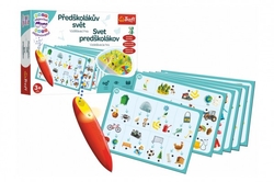Malý objevitel Předškolákův svět + kouzelná tužka edukační společenská hra v krabici 33x23x6cm