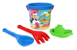 Sada na písek 4ks plast 2 druhy v síťce 15x20x15cm 12m+ Wader