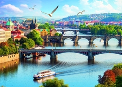 Puzzle Praha, Česká Republika 500 dílků 48x34cm v krabici 40x27x4,5cm