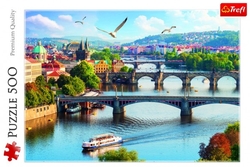 Puzzle Praha, Česká Republika 500 dílků 48x34cm v krabici 40x27x4,5cm