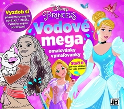 Vodové mega omalovánky Maluj vodou! Disney Princezny 33x29cm