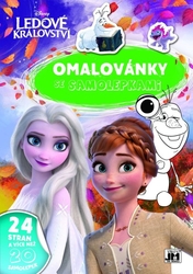 Omalovánky se samolepkami Ledové království/Frozen  A4 21x30cm