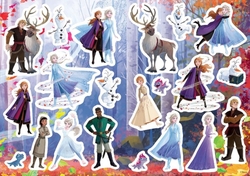 Omalovánky se samolepkami Ledové království/Frozen  A4 21x30cm