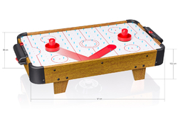 Hra stolní dřevěná - Air hockey