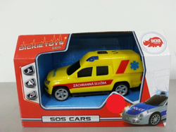 Auto SOS česká verze (bez baterií), 3 druhy