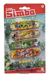Prstový skateboard set 4 ks